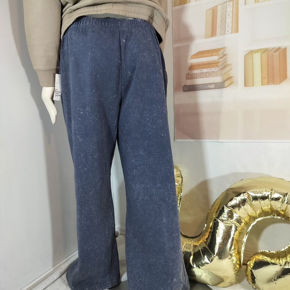 Blue Wide-Leg Pants - Picture 4 of 7